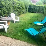 2 Pieces Avec Jardin Fleur Marine Bord De Mer Cabourg